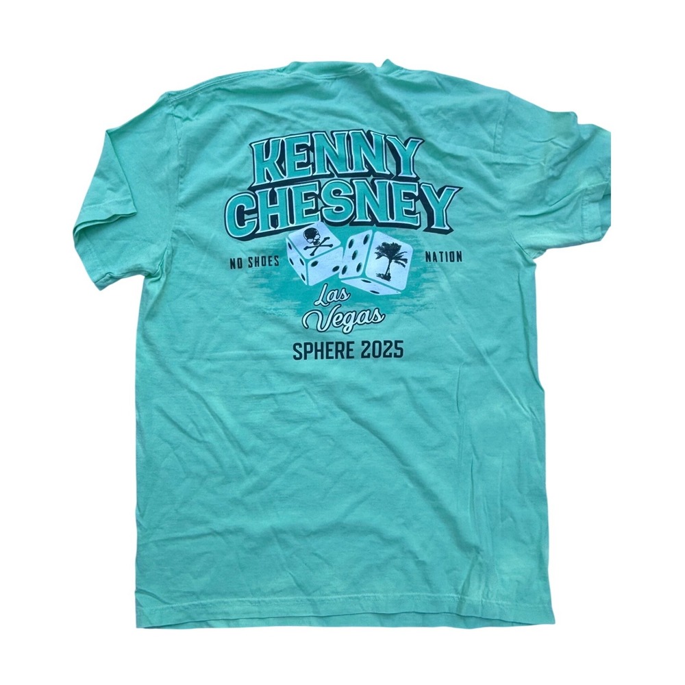 Kenny Chesney Las Vegas Sphere 2025 Shirt Comfort Colors Mens Medium